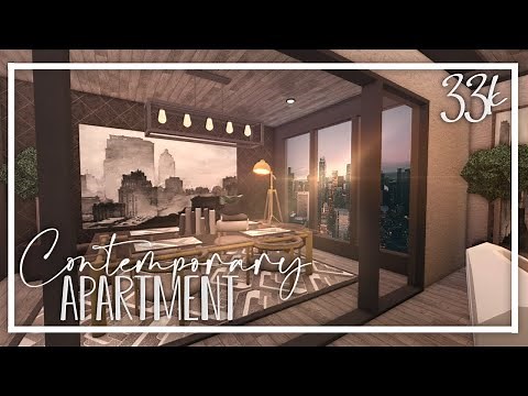 Contemporary Apartment 33k [No Gamepass] [Bloxburg Speedbuild]