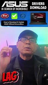 How to Download & Update ASUS Drivers #pashacomputer #asusdrivers #asusbios