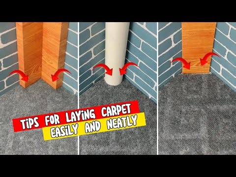 How to Install Carpet in Difficult Corners | Easy DIY Guide for Pipes, Beams, and Some Wood