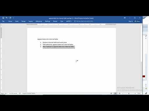 append data into internal table using sap abap 7.4