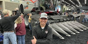 Celebrating 100 years with Gleaner combines