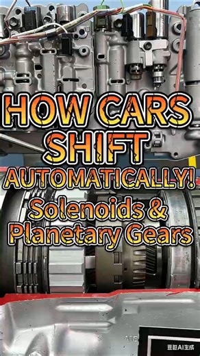 Inside an Automatic Transmission How It REALLY Shifts Gears! #gearbox #mechanics #carrepair