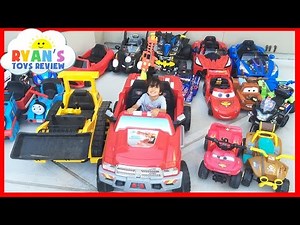 HUGE POWER WHEELS COLLECTIONS Ride On Cars for Kids Compilations Part 1