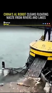 🇨🇳 China has unveiled a smart AI-powered water surface cleaning robot that autonomously collects floating waste from rivers, lakes, reservoirs, and coastal waters—reducing the need for manual cleanup. Developed by PKU Pioneer, the system also integrates VPSA and PSA oxygen generation technology, delivering up to 93% oxygen for wastewater treatment and waste incineration. This boosts sewage processing efficiency, reduces toxic emissions, and promotes cleaner air and water. A perfect blend of au