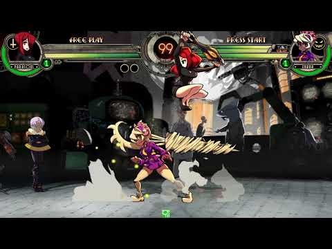 Skullgirls 2nd Encore (2012) - Parasoul - Gameplay 02 (TeknoParrot / RTX GPU)