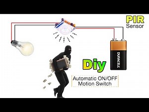 PIR Motion Sensor Automatic ON/OFF Switch