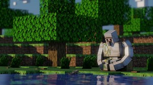 How to build an iron farm in Minecraft 1.17 version