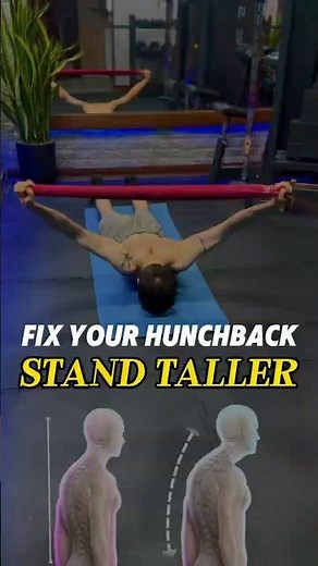 2 Simple Exercise to Fix Hunchback Posture & Instantly Look Taller