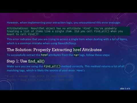 Extracting href URLs from HTML using BeautifulSoup in Python