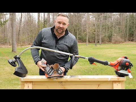Echo GT 225 Weed Eater Grass Trimmer Setup & First Start