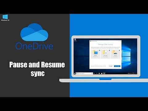 How to Pause and Resume sync in OneDrive