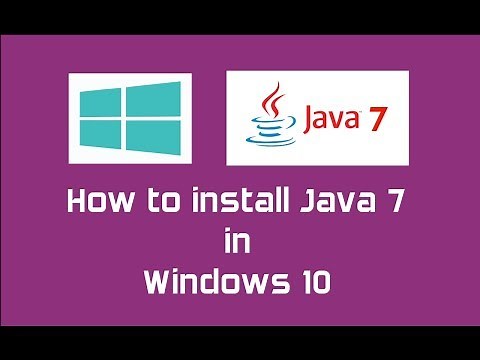 Java 7 (Oracle JDK 7) installation in Windows 10 | Java SE 7 Update 80