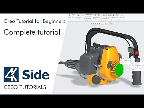 Creo Tutorial for Beginners | Complete tutorial | Creo Basics modeling | Introduction to Creo