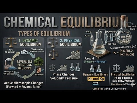 Chemical Equilibrium and its types|Direction of reaction|Chapter 1_Chemical Equilibrium|lecture 2