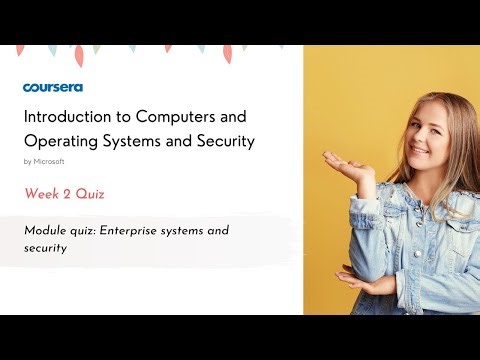 Module quiz: Enterprise systems and security Quiz Answers
