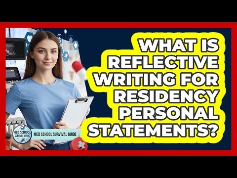 What Is Reflective Writing For Residency Personal Statements?