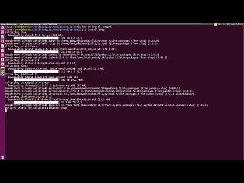 python , How to install SHAP , pip install shap