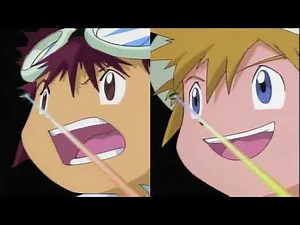 Digimon Season 2 ~ Flamedramon & Pegasusmon vs Gardromon And Kari Is Located