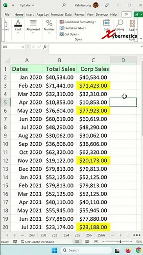 Compare two sets of data in Excel for differences? - Excel Tip and Tricks #tips #excel #shorts #fyp