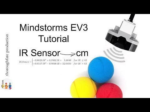 LEGO EV3 Tutorial: IR Sensor Value to cm
