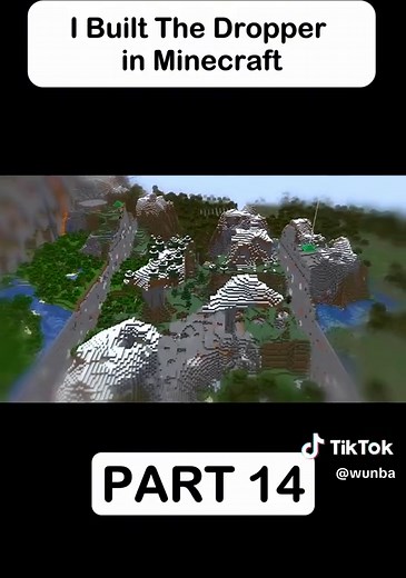 I Built The Dropper In Minecraft... #minecraft #mcyt #wunba #minecrafthardcore #gaming #foryou #fyp