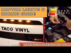 Toyota Raptor/Grille Light Install