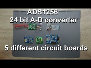 Comparing 5 different ADS1256 boards and discussing some issues