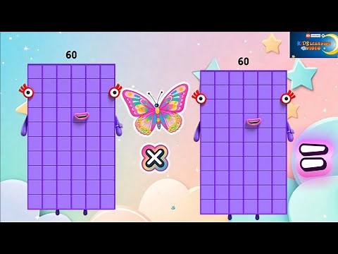Number Blocks Multiplication | Learn Times Tables for Kids | Fun Math Video