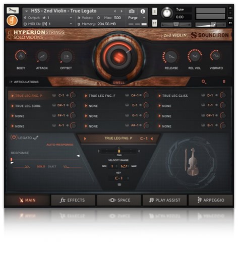 Hyperion Strings Solo Violins by Soundiron - Solo Violin