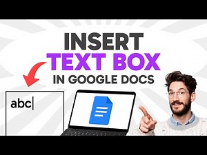 How to INSERT a Text Box in Google Docs (Step by Step)