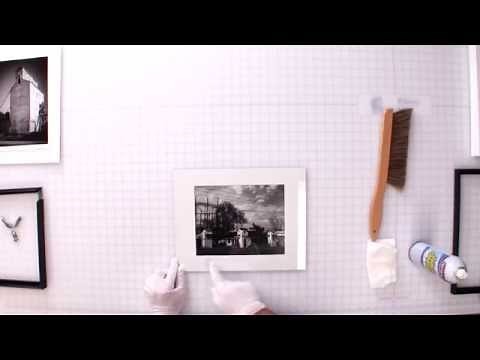 Conservation Framing - How to Mat & Frame a Print using Conservation Materials & Techniques