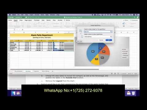 New Perspectives Excel 2019 | Module 4: SAM Project 1a | Alanis Parks Department