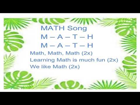 MATH SONG FOR KIDS