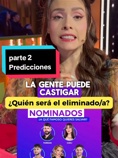 Las predicciones siguen😮‍💨🔥 ¿Quién crees que se va esta noche? 👀 ¿Quién merece quedarse? PRONOSTICO DE ELIMINACIÓN HOY EN ‼️#LCDLF6 🟣Yoridan 🟣Caeli 🟣Sandra 🟣Fabio 🟣Horacio 🟣Kenny 🟣Verónica Los leo en comentarios ⬇️ ‼️PARTE 2‼️ #LCDLF6 #LaCasaDeLosFamosos #Eliminacion #RealityShow