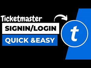 Ticketmaster Login - How To Login Sign In Ticketmaster Account !