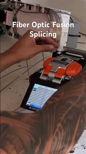 How To Splice Fiber Optic's Fusion Splicing