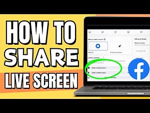 How To Go Live On Facebook Share Screen PC (Quick Guide)