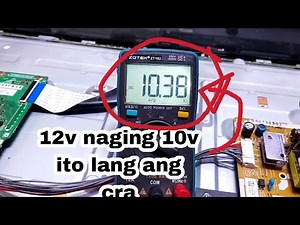 sharp 32 led tv on & off problem