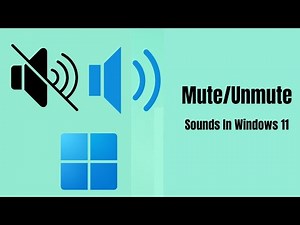 How to Mute or Unmute Sound on Windows 11 | Quick & Easy Guide 🎵💻