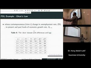 Econometrics - Distributed Lag (DL) model