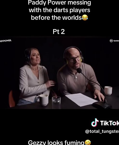 Paddy power messing with the dart players before the worlds😂 #paddypower #darts #joke #worlds #pdc