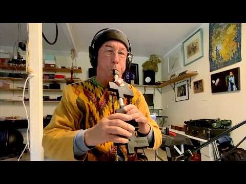 Playing a Bass Membrane Clarinet invented and made by Nicolas Bras and adding another possibility.