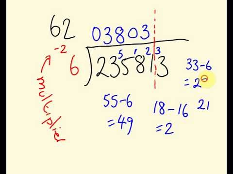 Long Division trick 4 - learn how to do long division easily and quickly