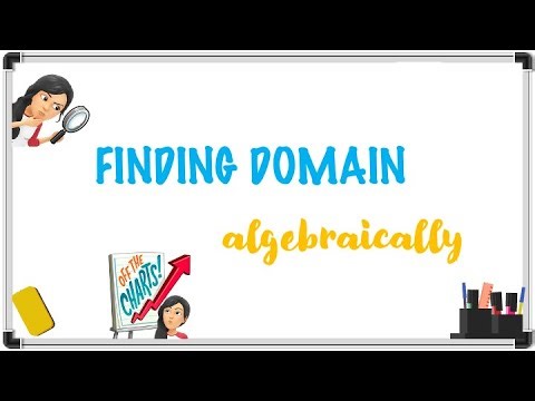 Finding the Domain of Functions Algebraically – Easy Explanation