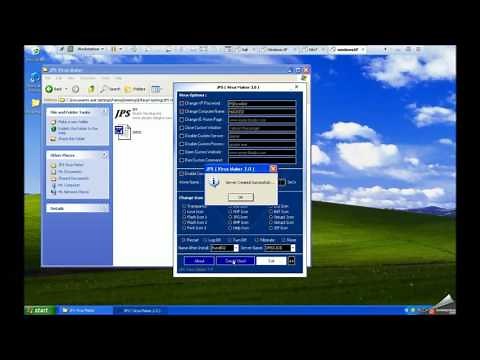Creating a Virus/Worm using JPS Virus Maker Toolbox.