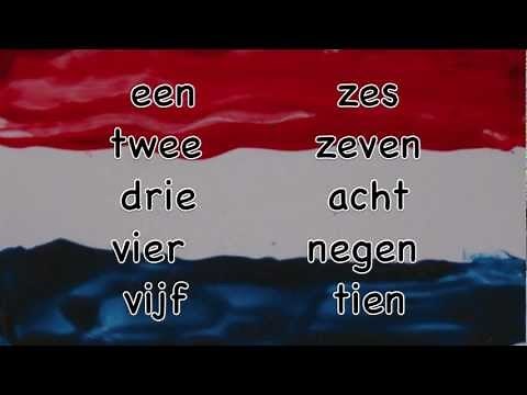 To count in Dutch / Tellen in het Nederlands / Lessons Dutch language numbers / Nederlandse les