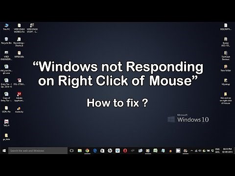 Windows not Responding on Right Click of Mouse - How to Fix(Windows 10, 8)
