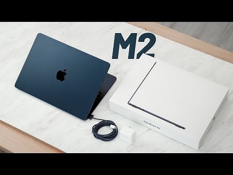 MacBook Air M2 MIDNIGHT Unboxing and Setup - 2022