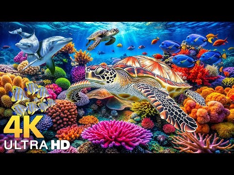Deep Ocean Beauty 4K ULTRA HD-Explore Vibrant Ocean Life & Colorful Tropical Fish for Deep Sleep #2