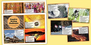 Creative Writing From Images Prompt Cards